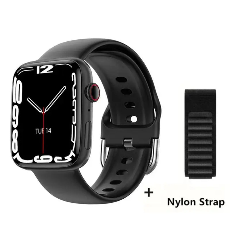 NEW Smart Watch 9 NFC BT Call Heart Rate Sport Fitness Waterproof Amoled Screen Wireless Charging 450Mah Men Women for IWO Watch